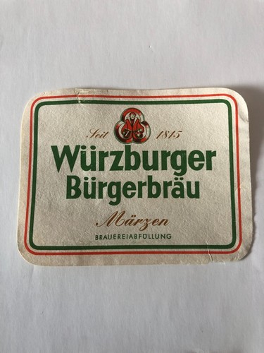 Bieretikett bürgerbräu - bieretikett,