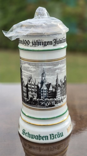 Schwaben bräu bierkrug 100 - bierkrug,