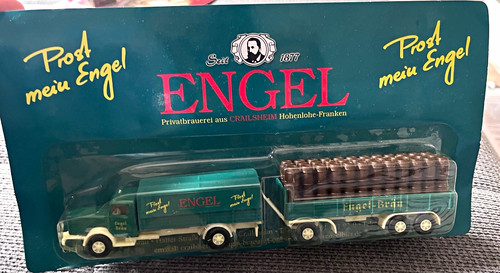 Engel bräu werbetruck lkw mit - werbetruck,