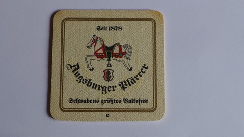Bierdeckel augsburg hasen - augsburg,