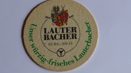 Bierdeckel lauterbacher - bierdeckel,