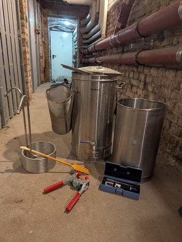 Bier brau set und zubehör - und,