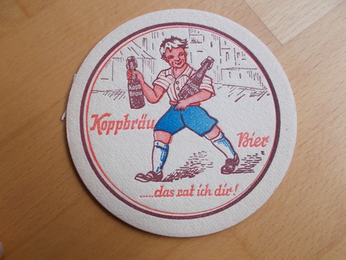 Alter bierdeckel mainburg - alter,