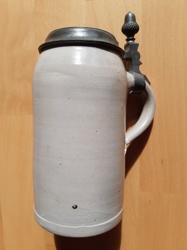 Bierkrug mit zinndeckel - bierkrug, 1