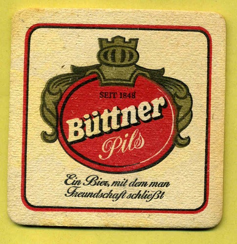 Bierdeckel büttner bräu - bierdeckel,