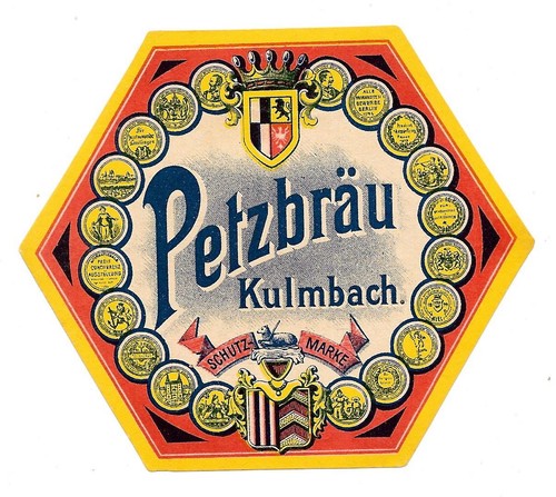 Altes bieretikett petz bräu - bieretikett, petz-bräu