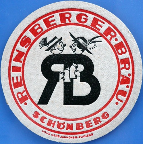Alter bierdeckel reinsberger - bierdeckel,