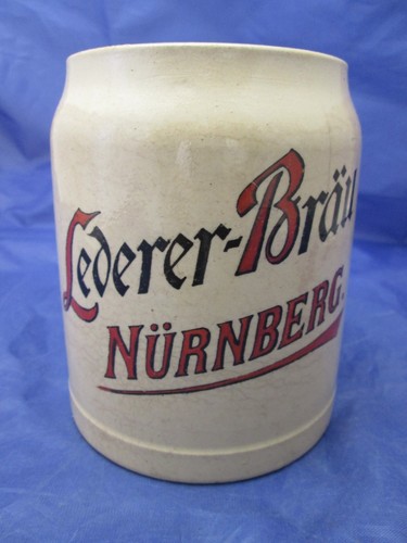 Alter bierkrug lederer - ,