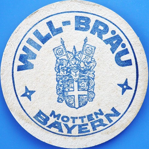 Alter bierdeckel will - alter, will-bräu