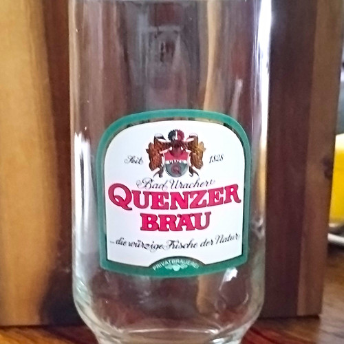 Quenzer bräu bierglas mit - quenzer,