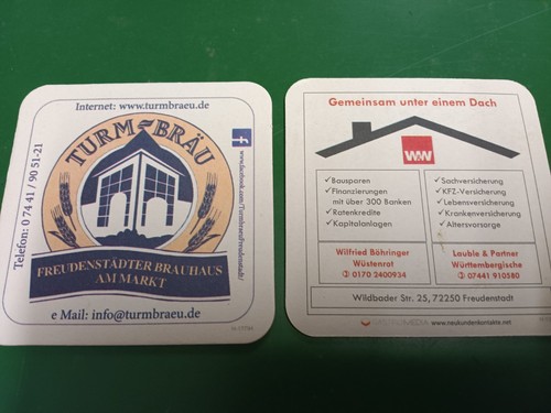 Brandneu selten bierdeckel - brandneu,