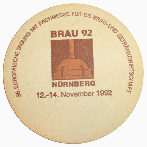 Alter bierdeckel brau 92 - ,