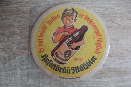 Alter bierdeckel brauerei - alter,