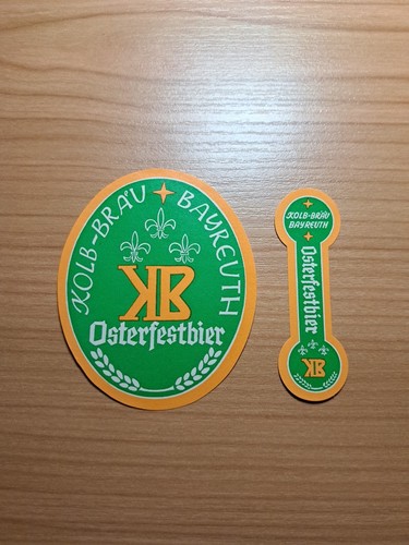 Bieretikett kolb bräu - kolb,
