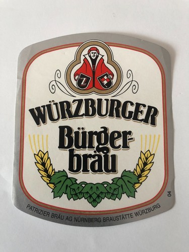 Bieretikett bürgerbräu - bieretikett,
