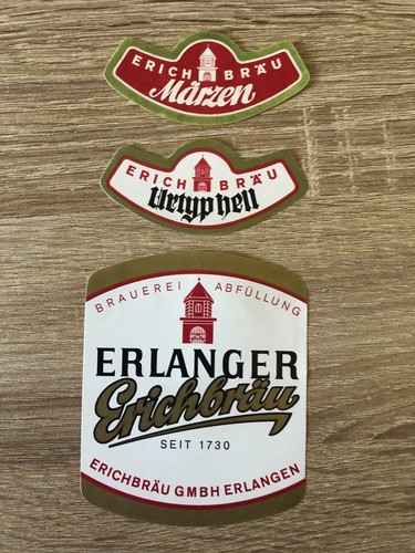 Bieretikett erich bräu - bieretikett, erich-bräu