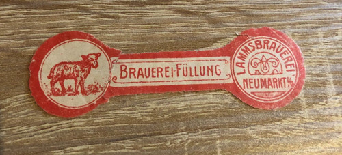 Bieretikett lamm bräu - bieretikett, lamm-bräu