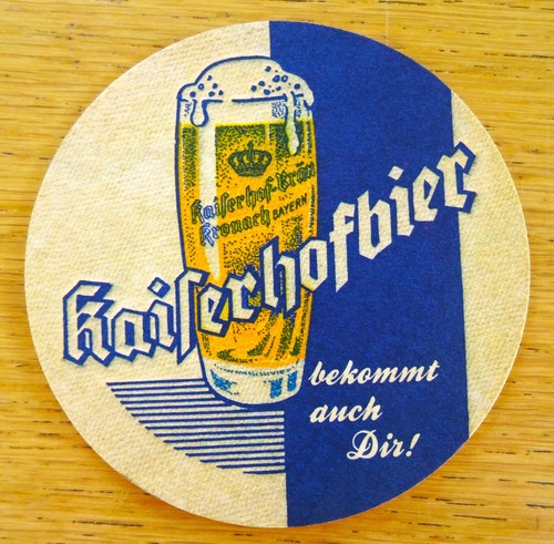 Bierdeckel kaiserhof bräu - bierdeckel,