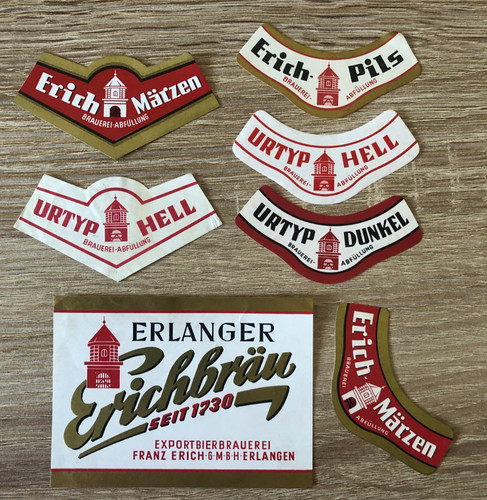 Bieretikett erich bräu - bieretikett, erich-bräu