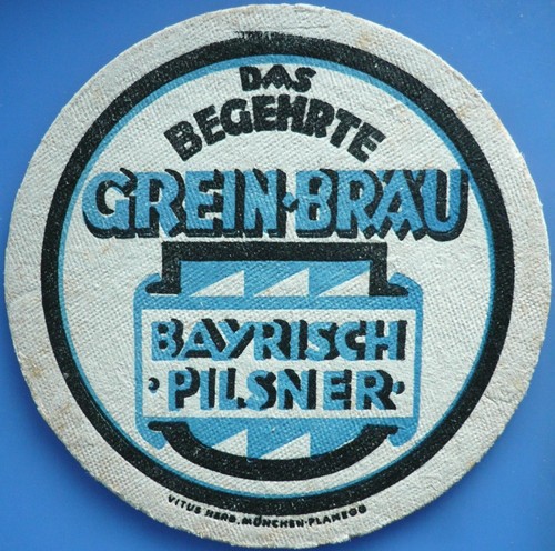 Alter bierdeckel grein - grein, bräu