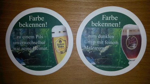 Bierdeckel barre bräu - bierdeckel, bräu/farbe