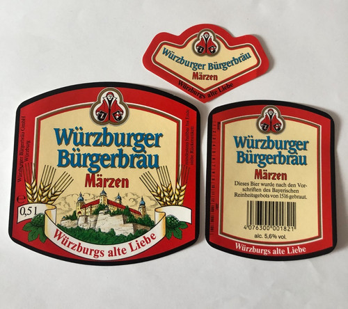Bieretikett bürgerbräu - bieretikett,