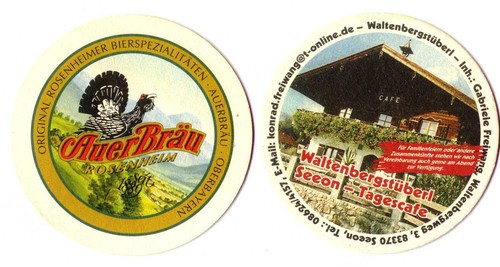 Sehr schöner bierdeckel auer - schöner,