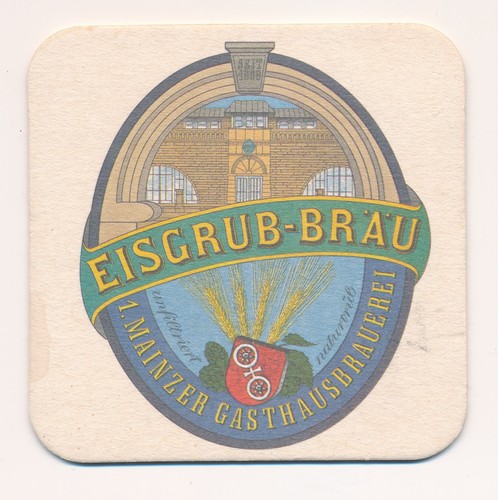 Bierdeckel mainz eisgrub - bierdeckel,