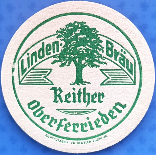 Alter bierdeckel linden bräu - bierdeckel, linden-bräu