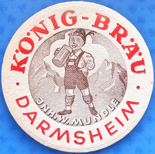 Alter bierdeckel könig bräu - bierdeckel, könig-bräu