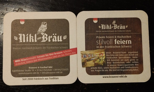 Bierdeckel pretzfeld brauerei - bierdeckel,