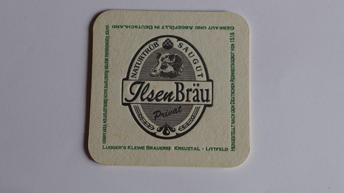 Bierdeckel ilsen bräu - bierdeckel,