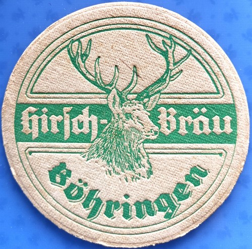 Alter bierdeckel hirsch - alter, hirsch-bräu