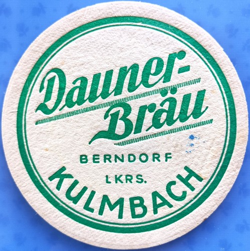 Alter bierdeckel dauner - bierdeckel, dauner-bräu