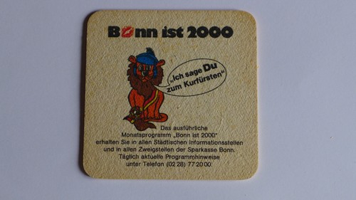Bierdeckel bonn kurfürsten - -,