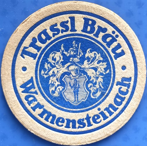 Alter bierdeckel trassl bräu - alter,