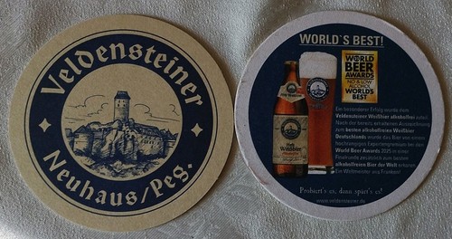 Bierdeckel veldensteiner - bierdeckel,
