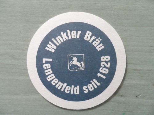 Bierdeckel winkler bräu - ",