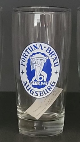 Altes bierglas fortuna bräu - altes,
