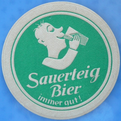 Alter bierdeckel hirsch bräu - bierdeckel, hirsch-bräu